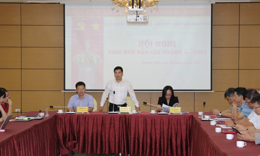 Hội nghị giao ban báo chí tháng 9/2022