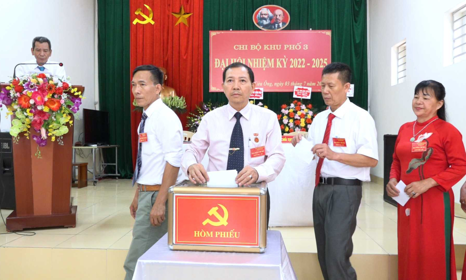 Cẩm Phả: Quan tâm củng cố tổ chức cơ sở đảng