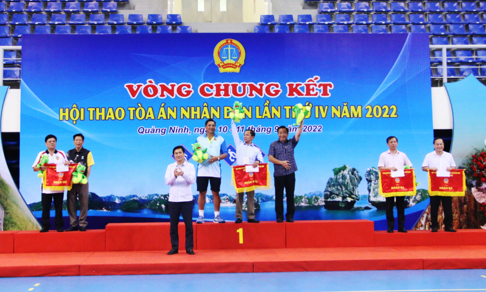 Bế mạc Hội thao Tòa án Nhân dân lần thứ IV năm 2022
