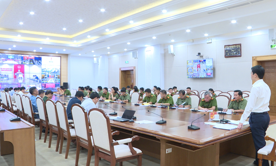Hội nghị trực tuyến toàn quốc về công tác phòng cháy, chữa cháy