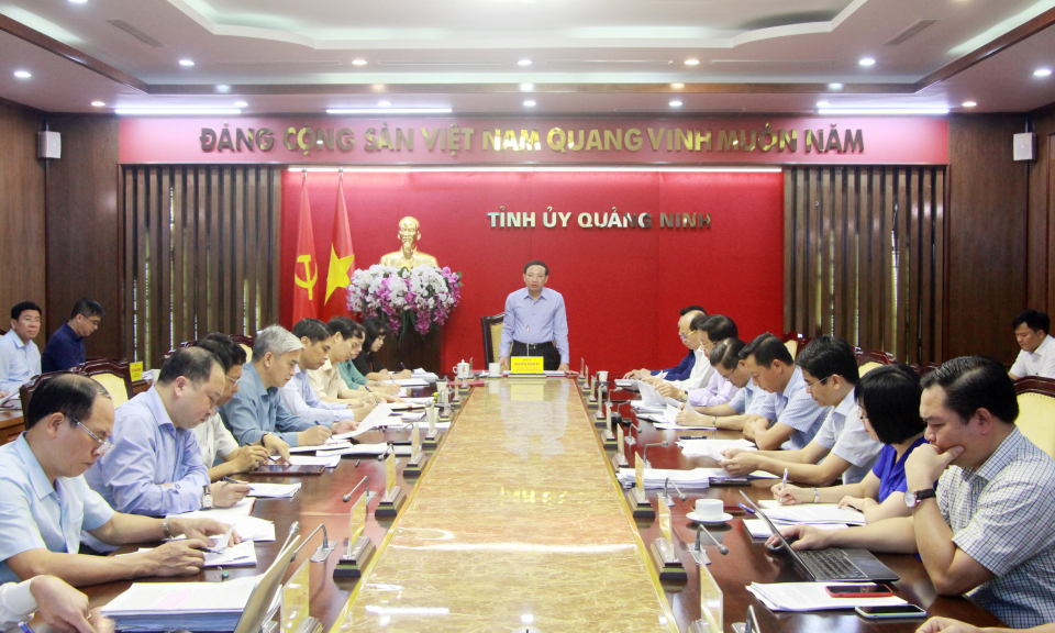 Hội nghị Ban Thường vụ Tỉnh ủy