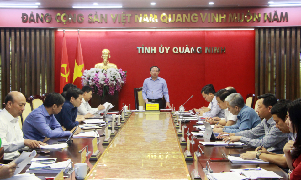 Hội nghị Ban Thường vụ Tỉnh ủy