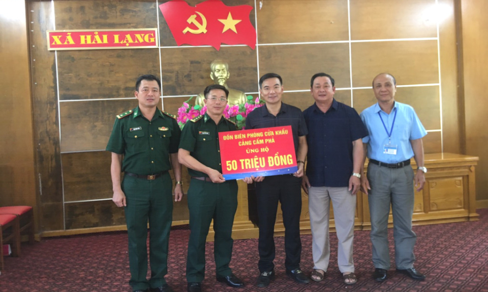 Đồn BPCK cảng Cẩm Phả: Hỗ trợ xã Hải Lạng (huyện Tiên Yên) xây dựng nông thôn mới