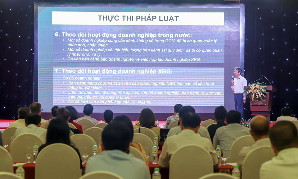 Hội thảo quản lý hoạt động dịch vụ phát thanh, truyền hình