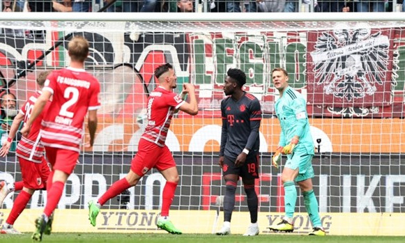 Bundesliga: Bayern trải qua trận thứ tư liên tiếp không thắng