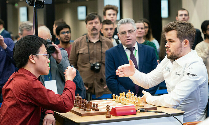 Quang Liêm đấu Carlsen hôm nay