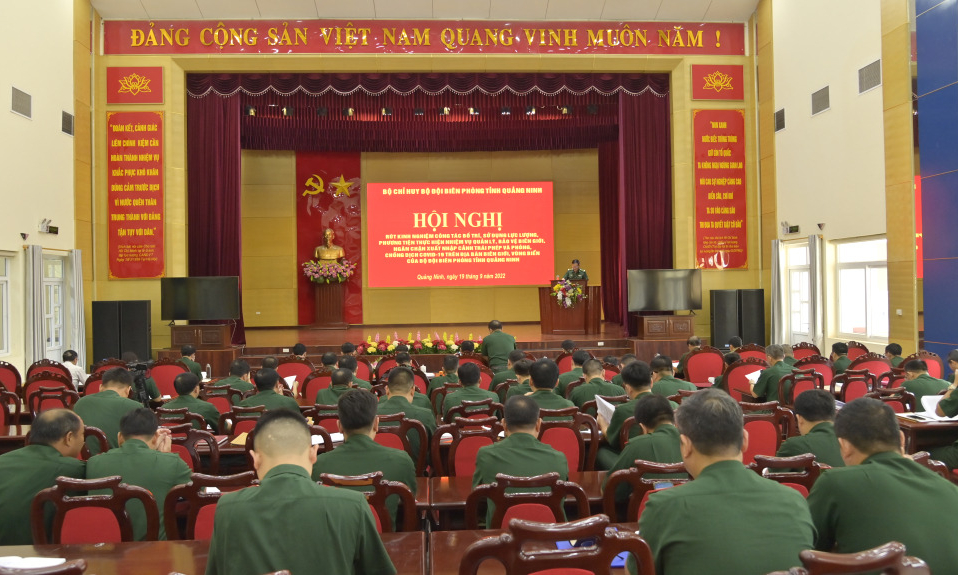 Hội nghị rút kinh nghiệm trong thực hiện nhiệm vụ quản lý, bảo vệ biên giới, phòng chống dịch Covid-19