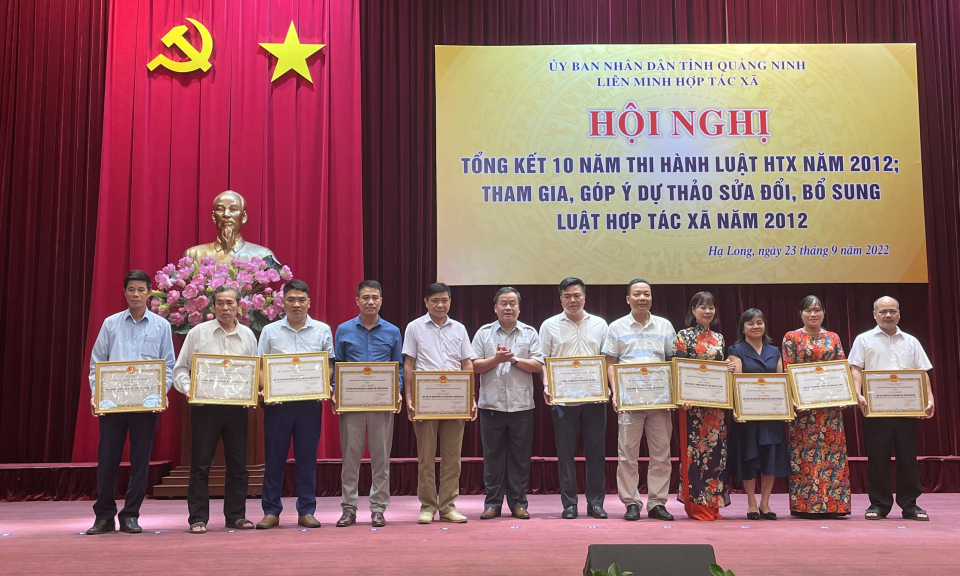 Tổng kết 10 năm thi hành Luật Hợp tác xã năm 2012