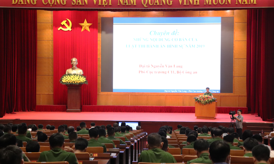 Tập huấn nghiệp vụ công tác thi hành án hình sự tại cộng đồng và tái hòa nhập cộng đồng
