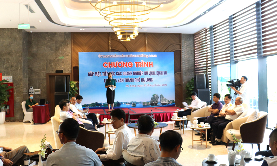 TP Hạ Long tháo gỡ khó khăn cho các doanh nghiệp dịch vụ, du lịch