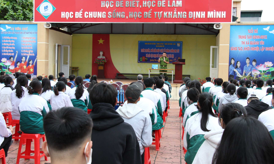 Nâng cao nhận thức về pháp luật cho thanh, thiếu niên