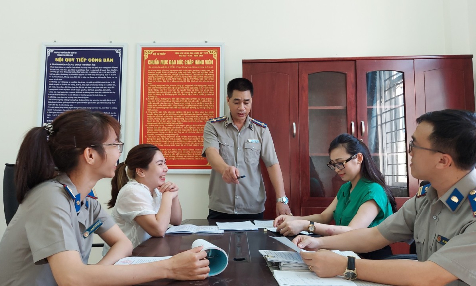 Thi hành án dân sự Cẩm Phả nỗ lực hoàn thành mục tiêu