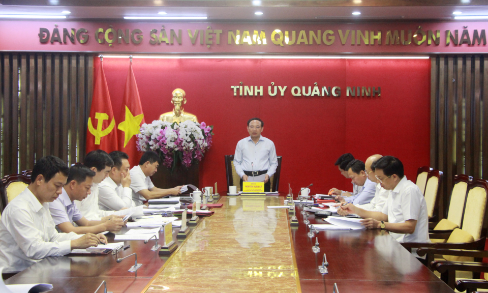 Giao ban Thường trực Tỉnh ủy