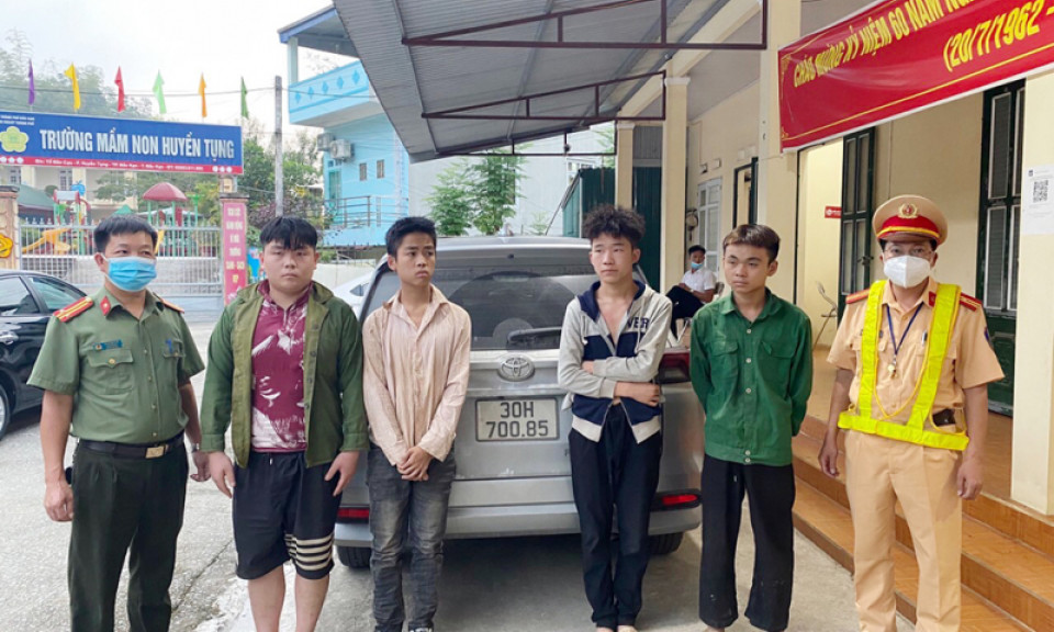 Phát hiện 7 người Trung Quốc nhập cảnh trái phép
