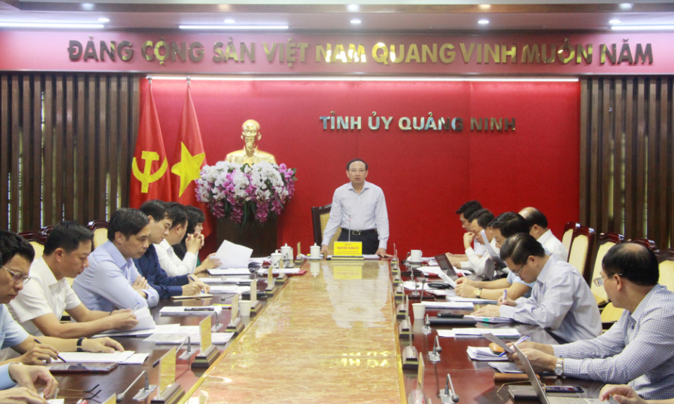 Hội nghị Ban Thường vụ Tỉnh ủy
