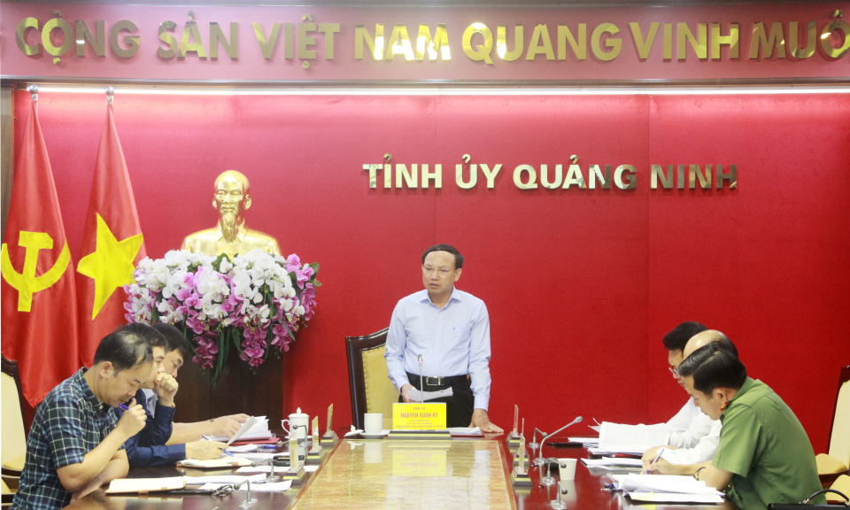 Thường trực Ban Chỉ đạo Phòng, chống tham nhũng, tiêu cực tỉnh họp thường kỳ