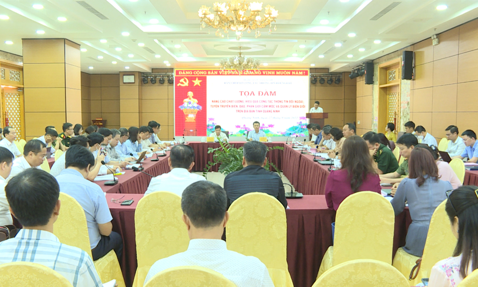 Tọa đàm “Nâng cao chất lượng, hiệu quả công tác thông tin đối ngoại”
