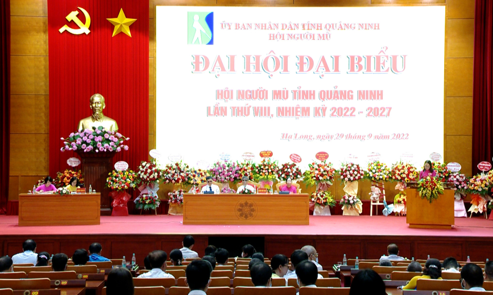 Đại hội Đại biểu Hội Người mù tỉnh Quảng Ninh lần thứ VIII