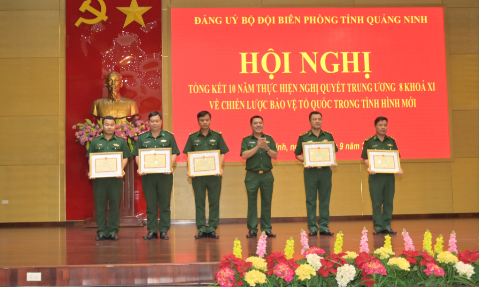 Đảng ủy BĐBP tỉnh: Tổng kết 10 năm thực hiện Nghị quyết Trung ương 8 (khóa XI) về Chiến lược bảo vệ Tổ quốc trong tình hình mới