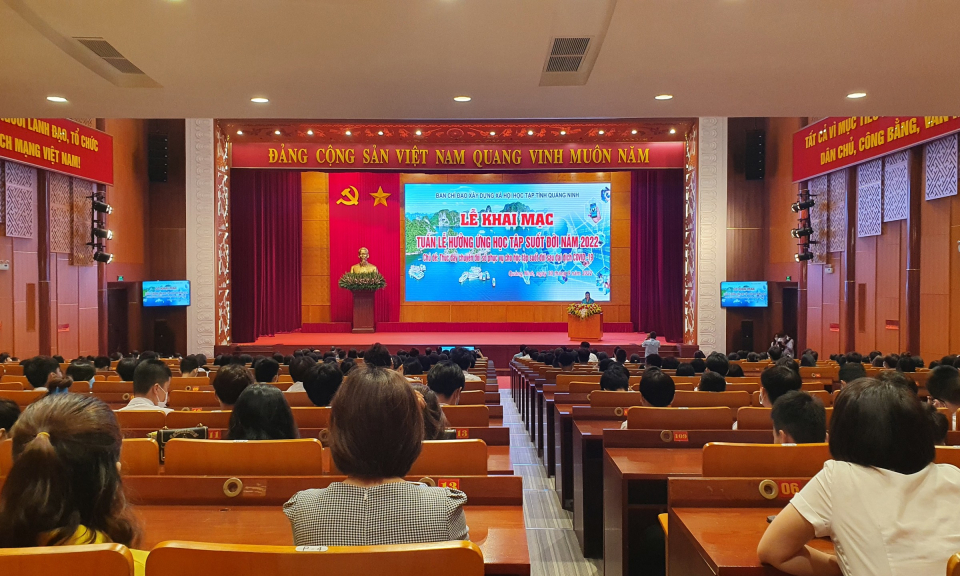 Khai mạc Tuần lễ hưởng ứng học tập suốt đời năm 2022