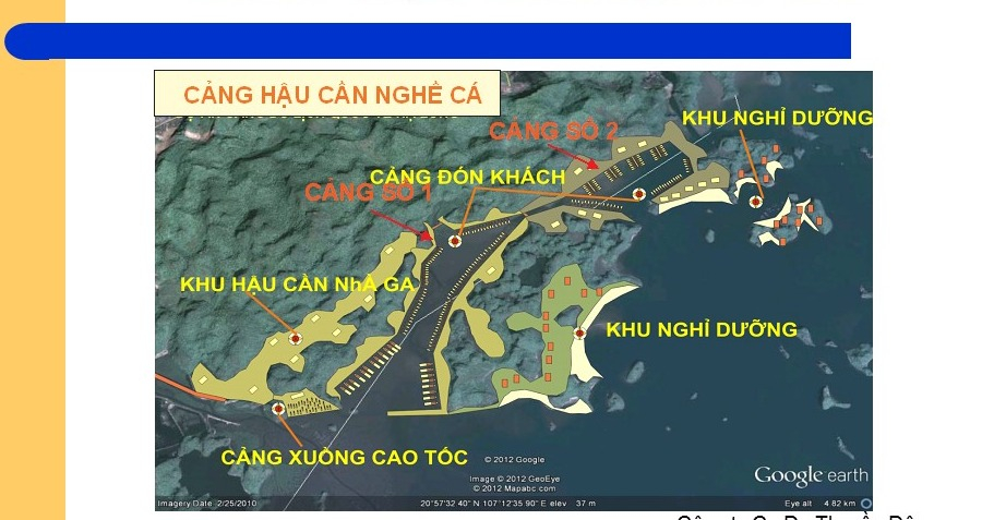 Công ty CP Du thuyền Đông Dương đề xuất phương án xây dựng khu hậu cần nghề cá kết hợp khai thác du lịch.