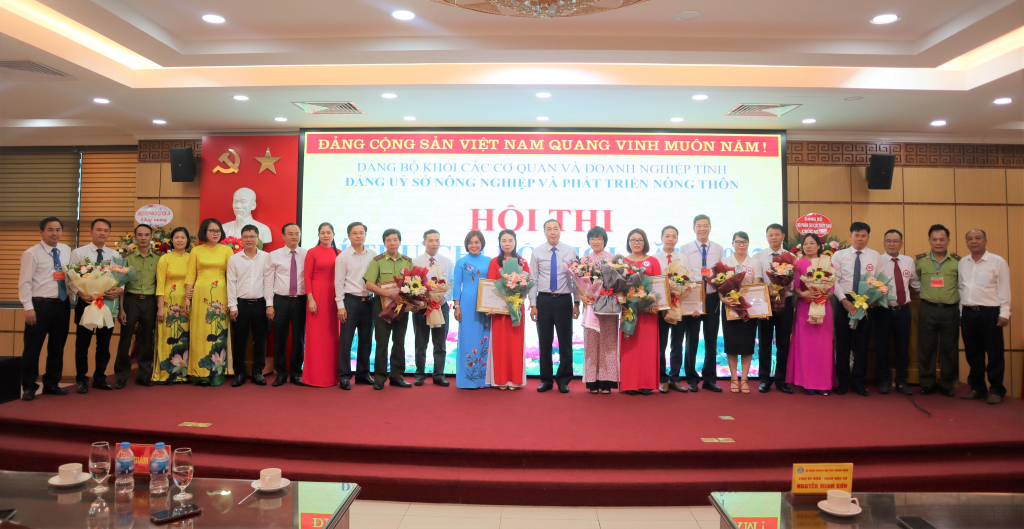Hội thi bí thư chi bộ giỏi Sở NN & PTNT năm 2022 diễn ra thành công