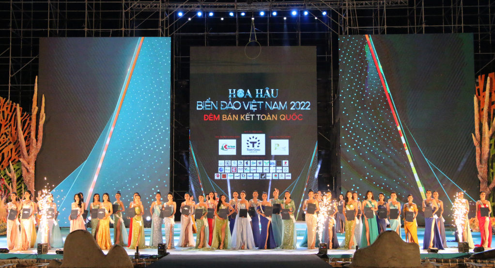 đêm chung kết Hoa hậu Biển đảo Việt Nam 2022 diễn ra lúc 20h10’, ngày 22/10 tại Sân khấu nhạc nước Tuần Châu, TP Hạ Long