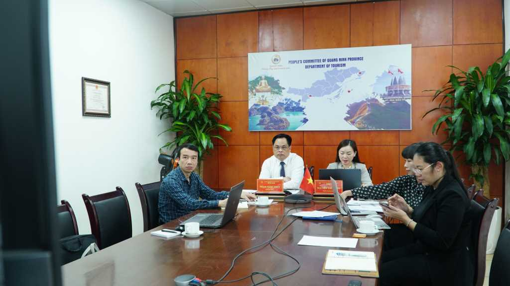 Quảng Ninh tổ chức cuộc họp trực tuyến với các địa phương về công tác tổ chức Đại hội đồng Diễn đàn Du lịch Liên khu vực Đông Á (EATOF) lần thứ 17 năm 2022.