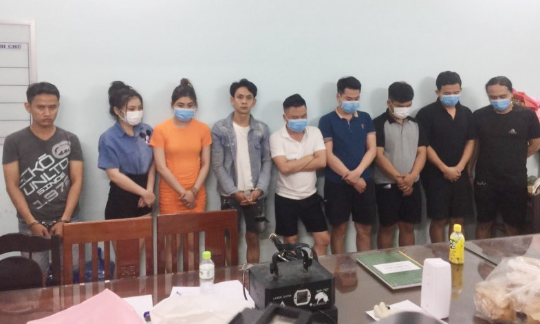 Tổ chức sử dụng ma túy trong căn nhà không số