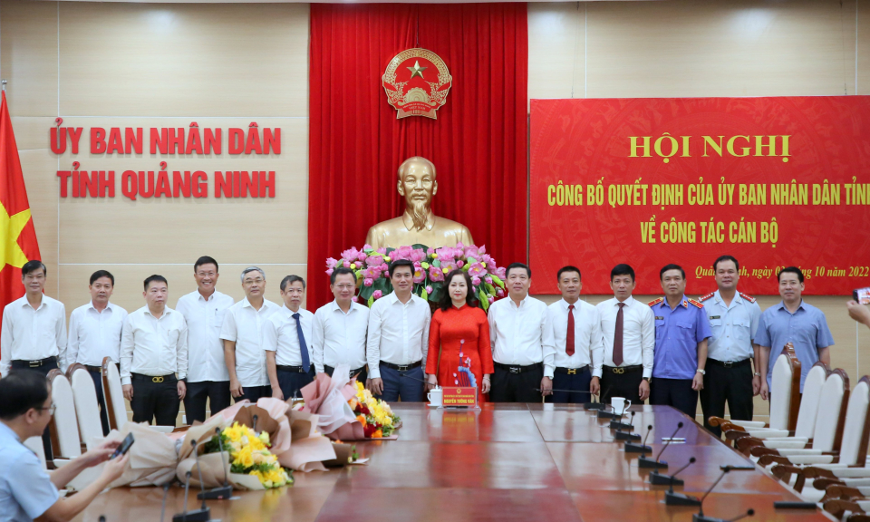 Hội nghị công bố Quyết định về công tác cán bộ