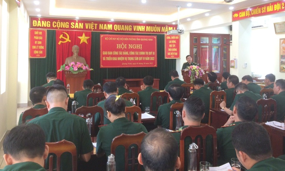 Đảng ủy Bộ đội Biên phòng tỉnh triển khai nhiệm vụ những tháng cuối năm 