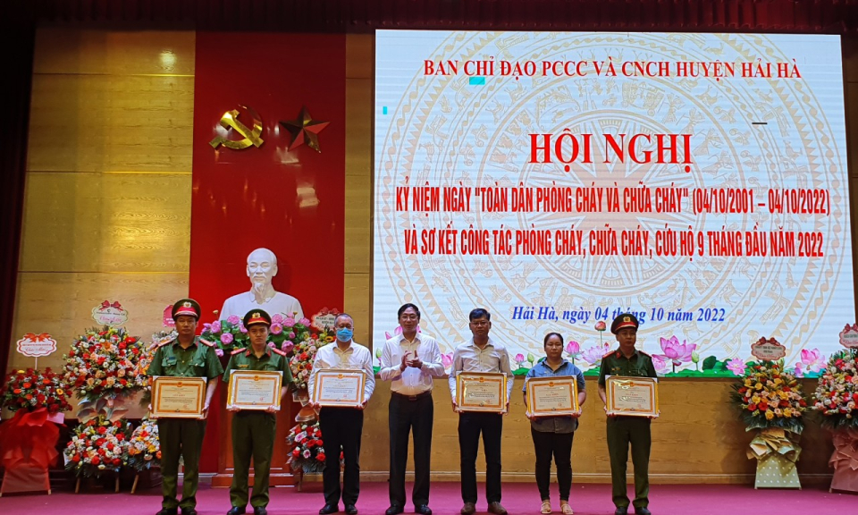 Hải Hà: Kỷ niệm ngày “Toàn dân phòng cháy, chữa cháy”