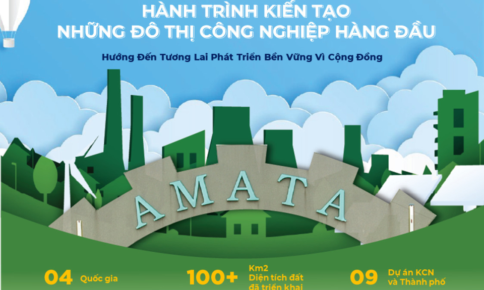 Amata - Hành trình kiến tạo những đô thị công nghiệp hàng đầu