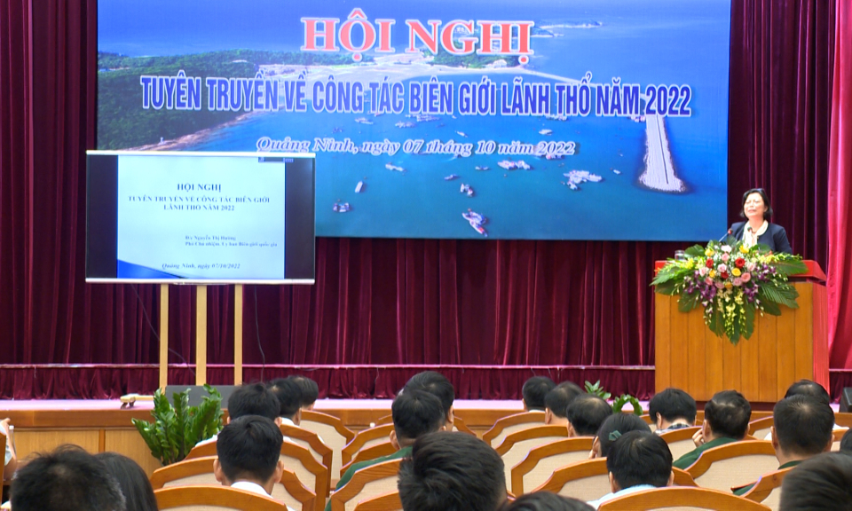 Hội nghị tuyên truyền về công tác biên giới lãnh thổ năm 2022