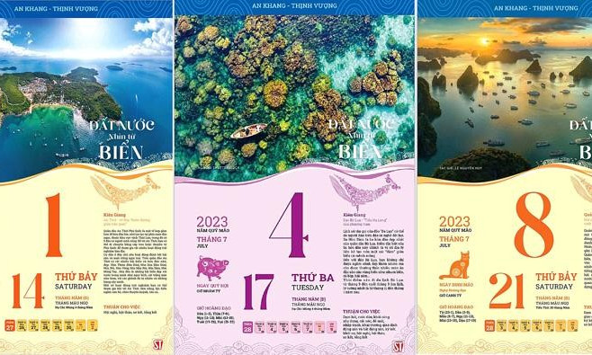 Vietnam’s seas and islands spotlighted in 2023 yearly calendar
