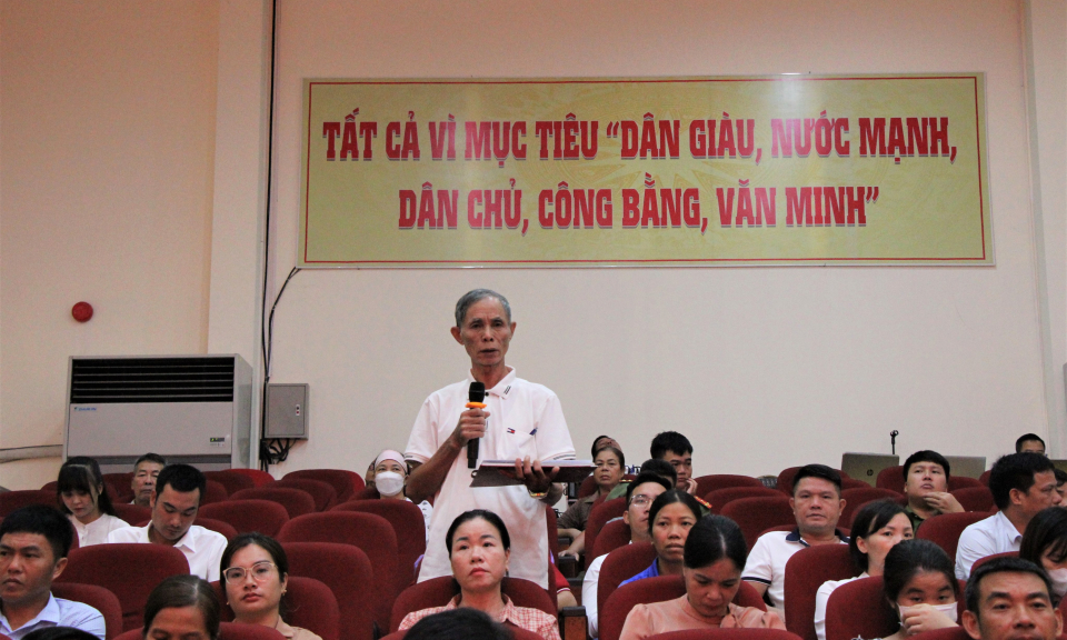 Đại biểu Quốc hội tiếp xúc cử tri huyện Cô Tô trước Kỳ họp thứ 4, Quốc hội khóa XV