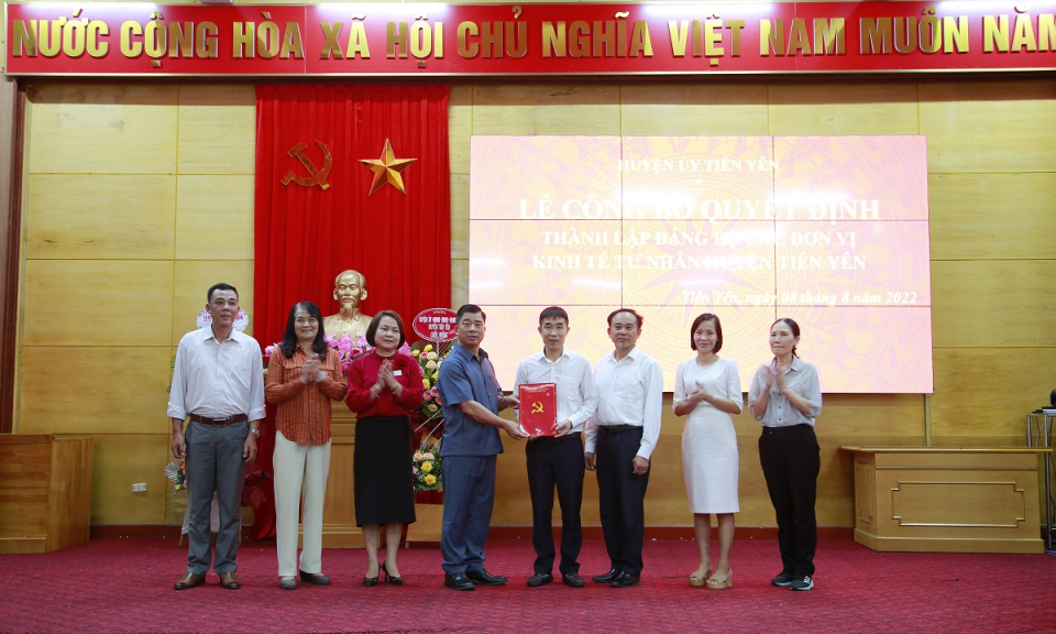 Tiên Yên gỡ “nút thắt” phát triển Đảng trong kinh tế tư nhân