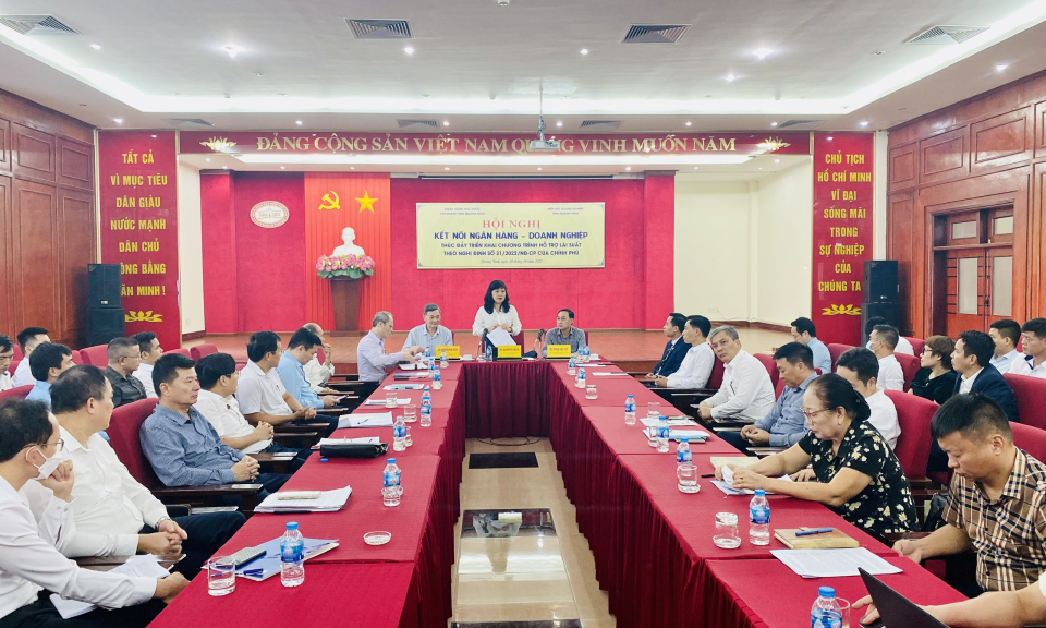 Hội nghị kết nối ngân hàng - doanh nghiệp