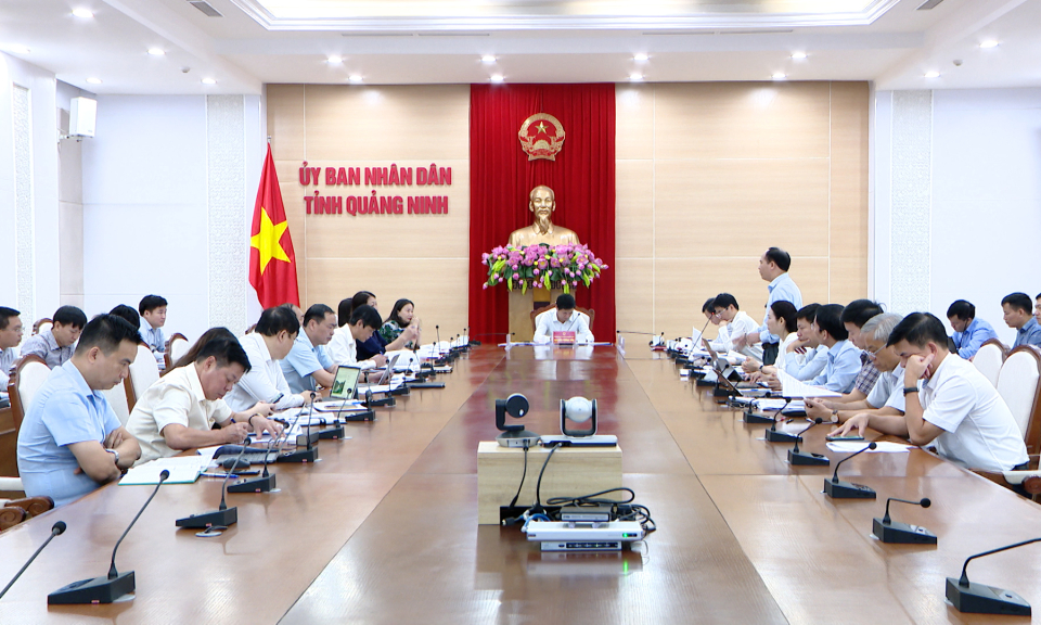UBND tỉnh họp đề xuất sửa đổi, bổ sung một số nội dung trong Nghị quyết số 50 của HĐND tỉnh