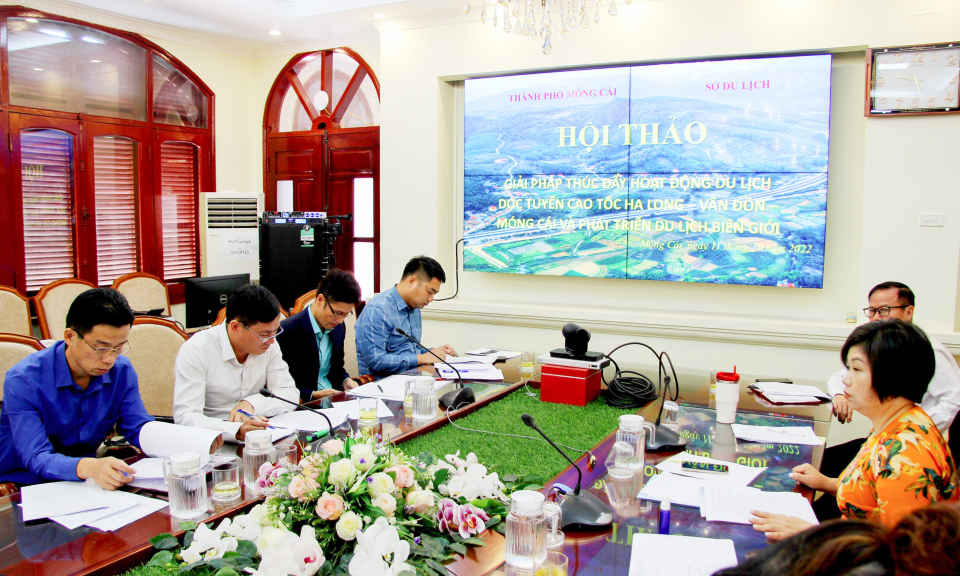 Hội thảo giải pháp thúc đẩy hoạt động du lịch dọc tuyến cao tốc Hạ Long - Vân Đồn - Móng Cái