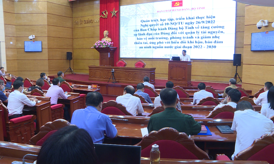 Hội nghị báo cáo viên cấp tỉnh tháng 10/2022