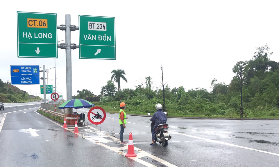 Bảo đảm an toàn trên cao tốc Vân Đồn - Móng Cái