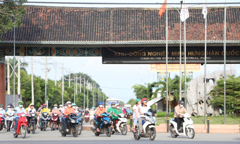 Trung tâm công nghiệp của tỉnh - đích đến không xa