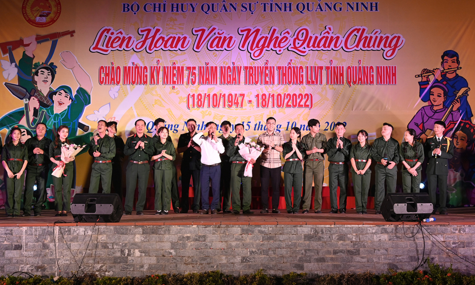 Bộ CHQS tỉnh tổ chức liên hoan văn nghệ quần chúng