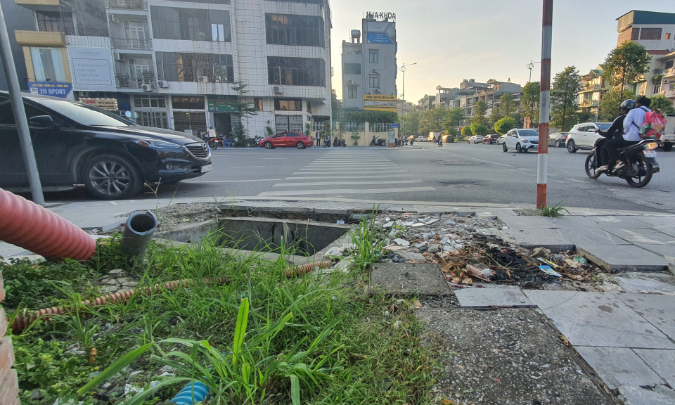 Sớm hoàn thiện cống tại đường Phan Đăng Lưu (phường Hồng Hải, TP Hạ Long)