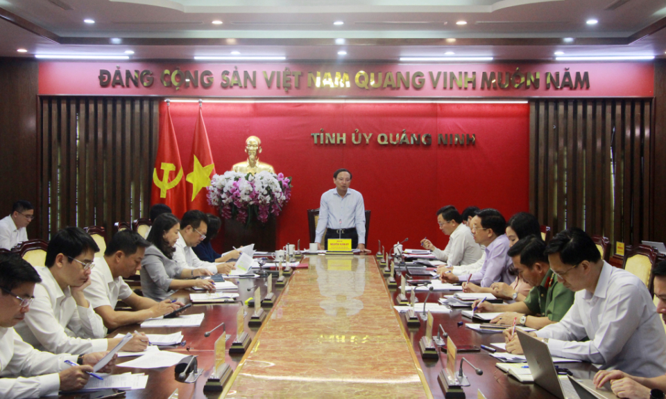 Giao ban Thường trực Tỉnh ủy