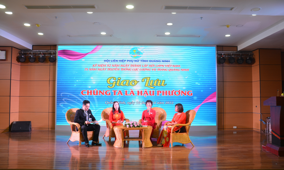 Giao lưu “Chúng ta là hậu phương”