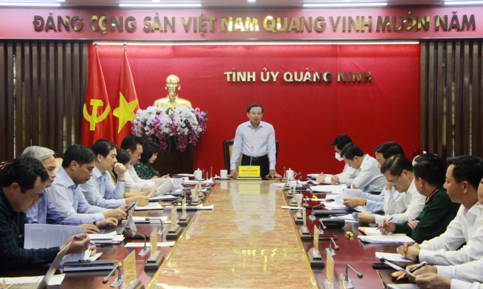 Hội nghị Ban Thường vụ Tỉnh ủy