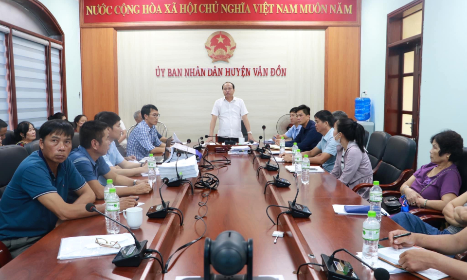 Vân Đồn: Phát huy vai trò người đứng đầu trong công tác GPMB