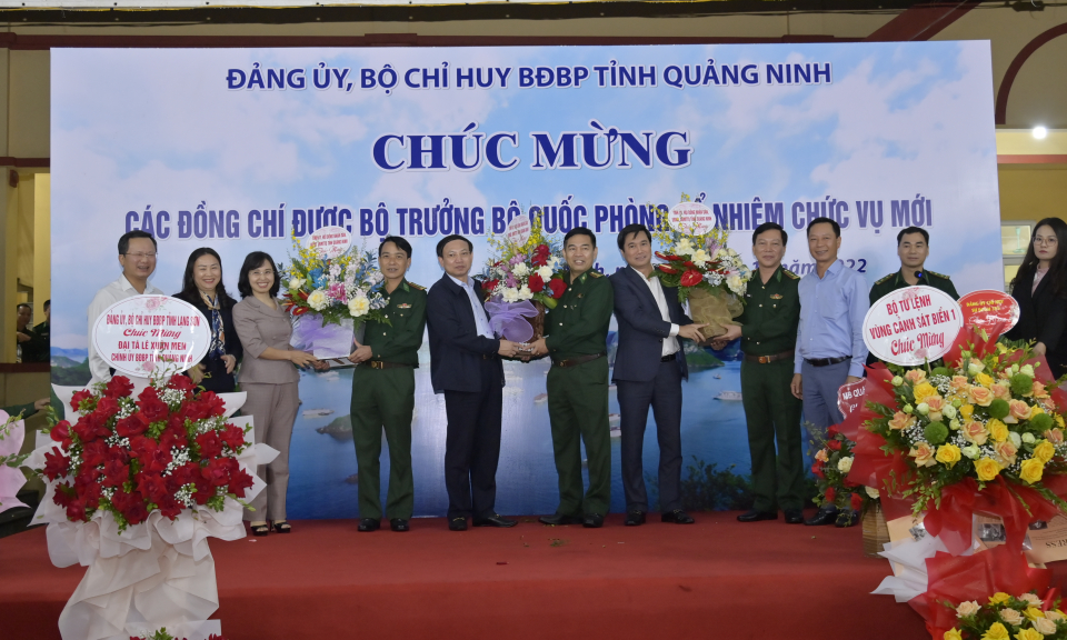 Bàn giao chức trách, nhiệm vụ Chính ủy, Phó Chính ủy BĐBP tỉnh Quảng Ninh
